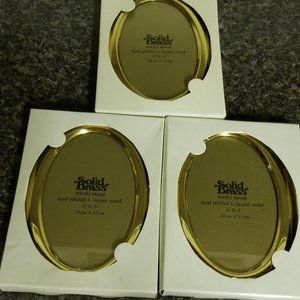 NEW 4x6  gold oval picture frames